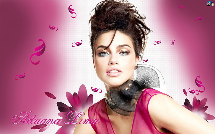 adriana, beauty, girl, lima, lips, model, super, woman, HD wallpaper