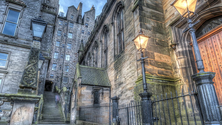 architecture, building, old building, Edinburgh, Scotland, UK