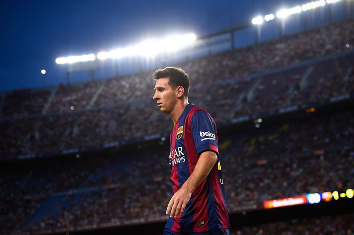 Lionel Messi, football, club, player, FC Barcelona, Camp Nou