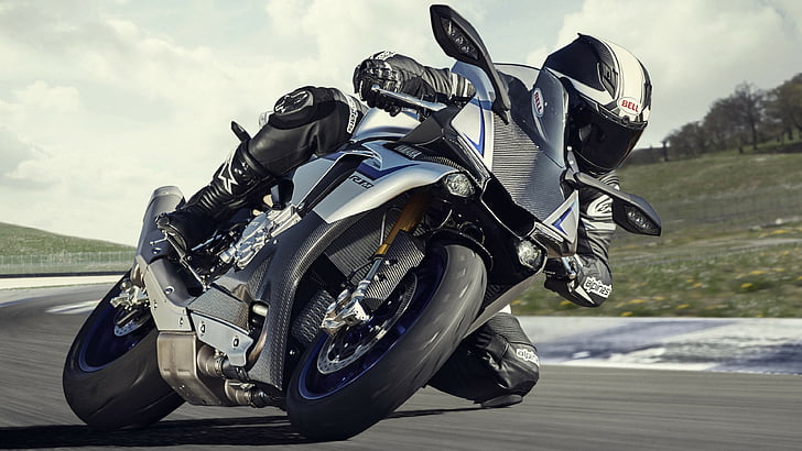 Yamaha YZF-R1, motorcycle, racing, sport, bike