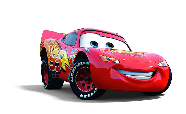 Mcqueen Cars Movie, Lightning McQueen, Cartoons, mode of transportation, HD wallpaper