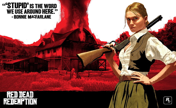 Red Dead Redemption, Bonnie MacFarlane, Red Dead Redemption game poster
