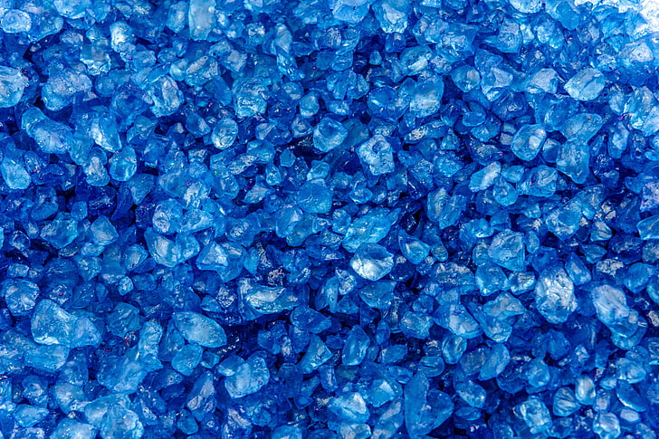 blue gemstone lot, pebbles, texture, stones, backgrounds, crystal, HD wallpaper