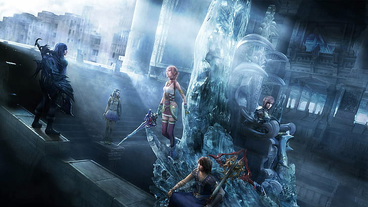 Final Fantasy, Final Fantasy XIII-2, Lightning, Serah Farron