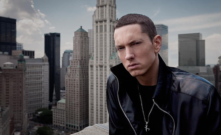 Eminem, singer, rap, actor, men, one Person, outdoors, new York City, HD wallpaper