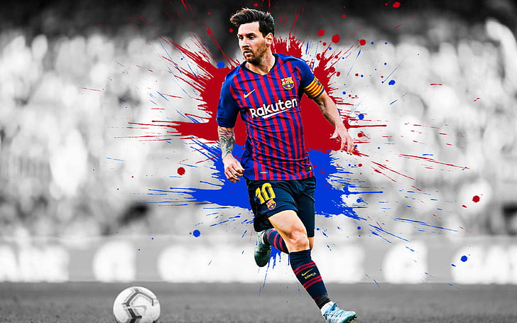Soccer, Lionel Messi, FC Barcelona, HD wallpaper