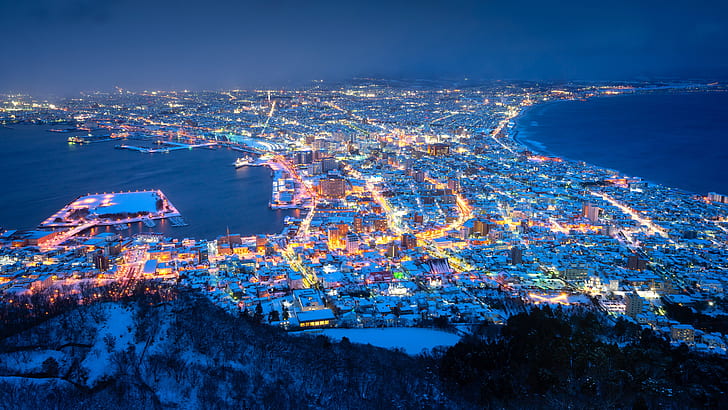 Japan, Hokkaido, Mount Hakodate