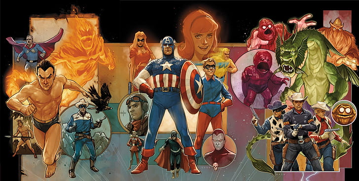 Comics, Marvel Comics, Bucky Barnes, Captain America, Namor the Sub-Mariner