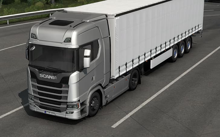 video games, Euro Truck Simulator 2, Scania