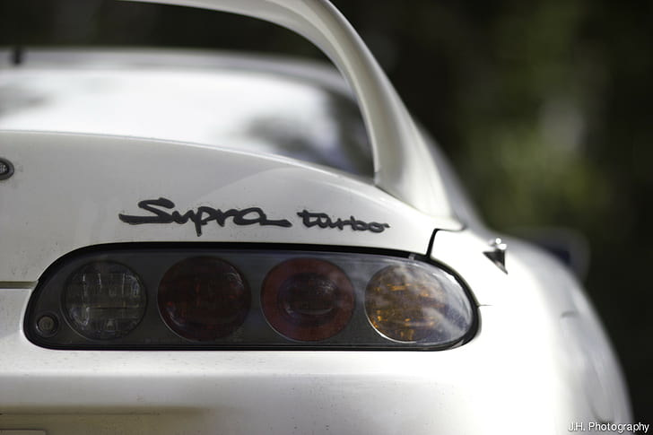car, Toyota, Supra, Toyota Supra, black taillights, HD wallpaper