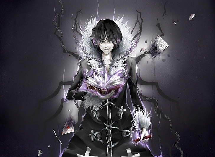 Chrollo Lucifer from Hunter X Hunter, Anime, HD wallpaper