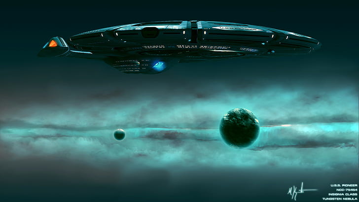 artwork, Star Trek, HD wallpaper