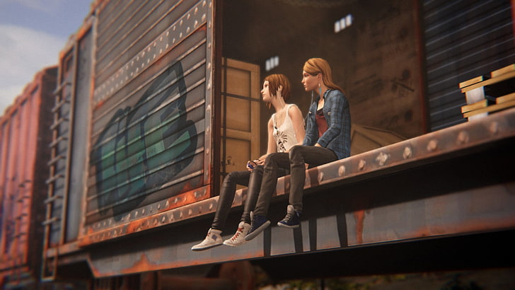 Life Is Strange, video games, two people, women, adult, togetherness