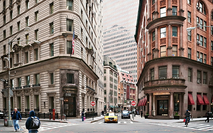 city, USA, New York City, road, cityscape, street, building, HD wallpaper