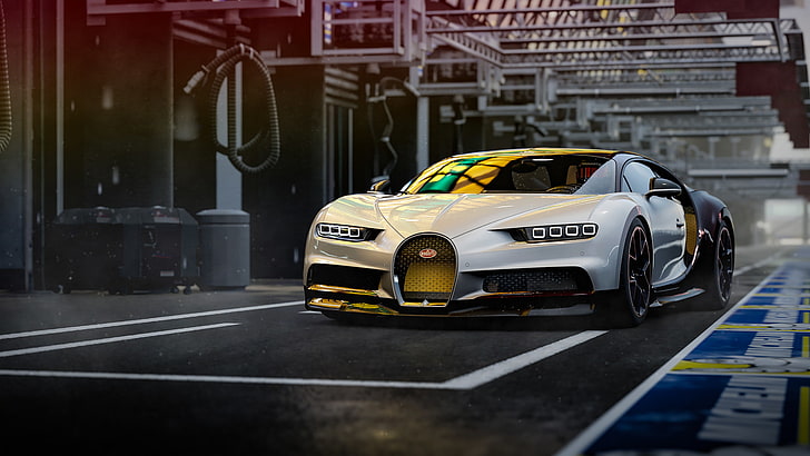 Bugatti Chiron Luxurious Super Sports Car, mode of transportation, HD wallpaper
