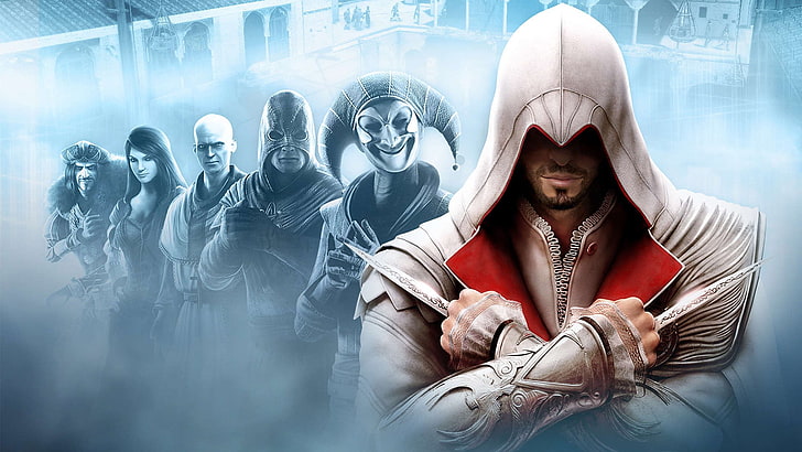 video games, artwork, Assassin's Creed, Assassin's Creed: Brotherhood, HD wallpaper