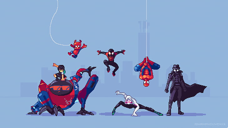 Movie, Spider-Man: Into The Spider-Verse, Marvel Comics, Miles Morales, HD wallpaper