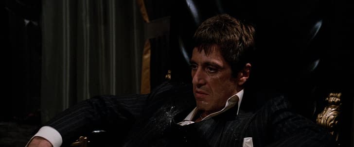 Scarface, Tony Montana, Al Pacino, men, film stills, movies, HD wallpaper