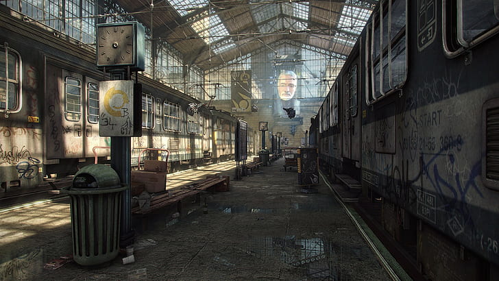 City 17, Half-Life 2, Unreal Engine 4, apocalyptic, Valve, render, HD wallpaper