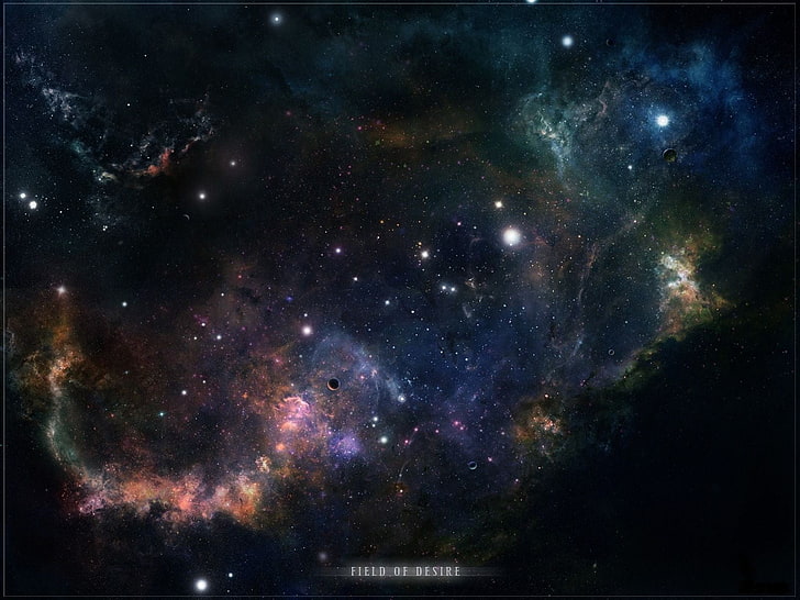 cosmic wallpaper, space, galaxy, nebula, digital art, space art, HD wallpaper