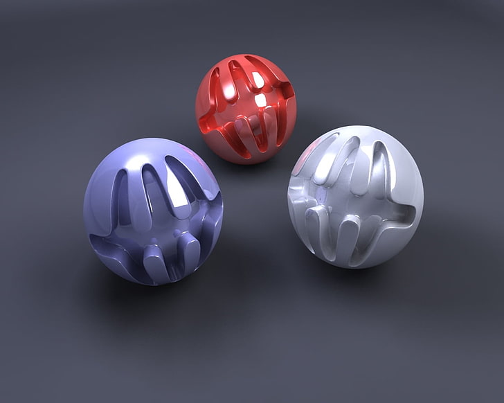 three assorted-colored balls clip art, balloons, shapes, slits