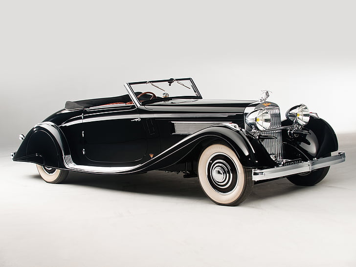 1935, brandone, cabriolet, hispano, k 6, luxury, retro, suiza, HD wallpaper