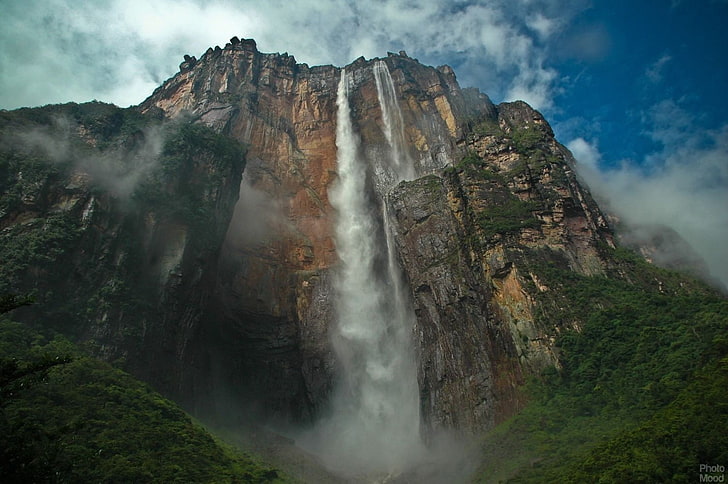 landscape, Santo Angel, Venezuela, Salto Ángel, scenics - nature, HD wallpaper