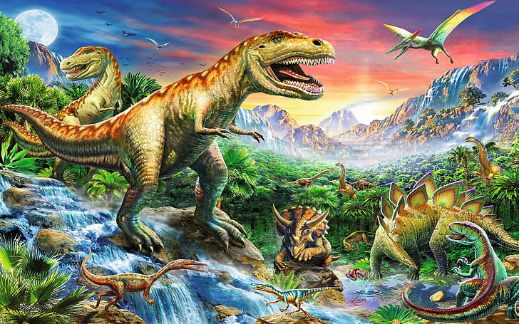 HD wallpaper: Dinosaurs, Tiere, Wasser, Deutschland, animal representation  | Wallpaper Flare