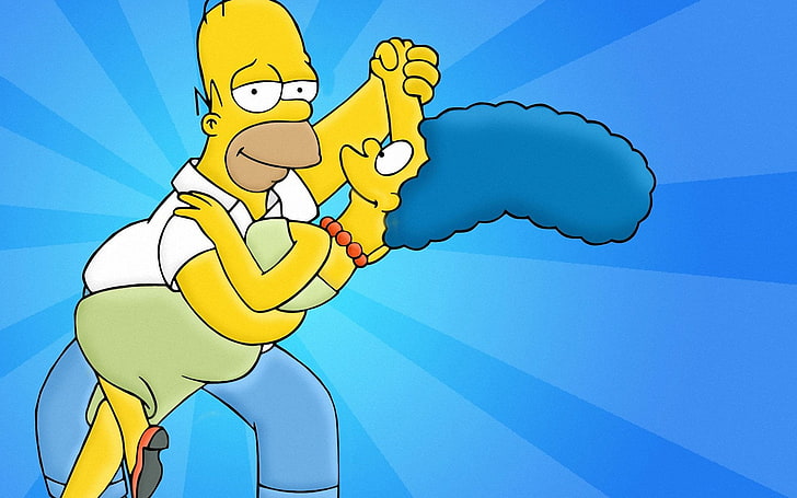 HD wallpaper: The Simpsons, Homer Simpson, Marge Simpson | Wallpaper Flare