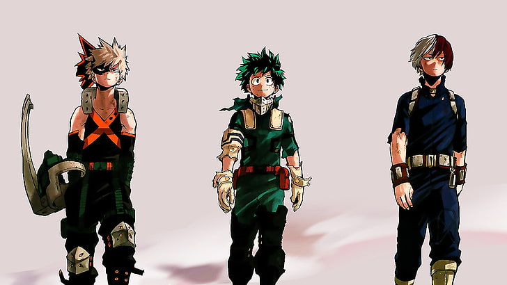 HD wallpaper: three men anime character, My Hero Academia, Boku no Hero  Academia | Wallpaper Flare