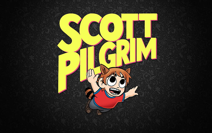 Scott Pilgrim Black HD, cartoon/comic