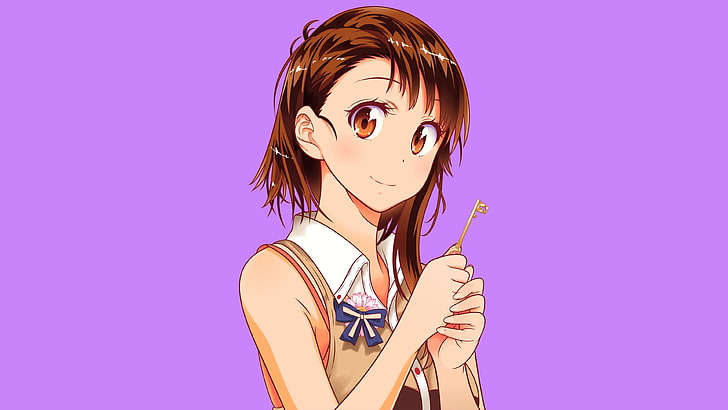 brown-haired female anime character wallpaper, anime girls, Nisekoi, HD wallpaper