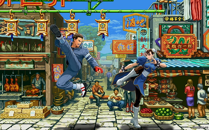 video games street fighter chunli 1680x1050  Video Games Street Fighter HD Art