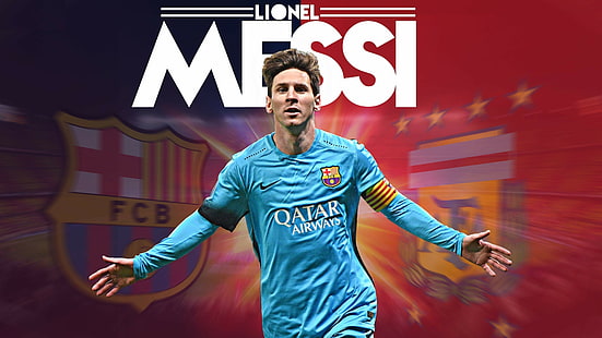HD wallpaper: Lionel Messi and Neymar Da Silva Santos digital wallpaper ...