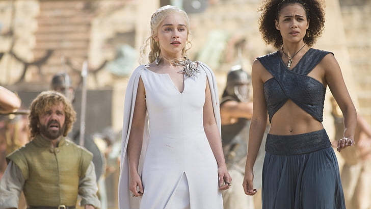 Emilia Clarke, Dance of the Dragons, Game of Thrones, Daenerys Targaryen, HD wallpaper