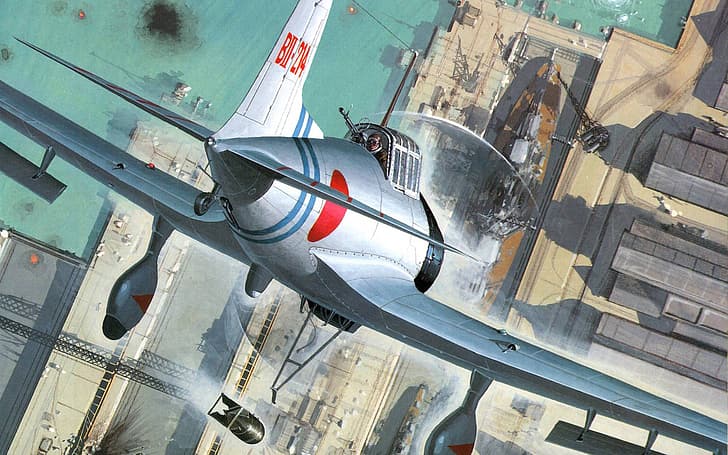 World War II, airplane, aircraft, military aircraft, Japan