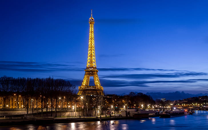 silhouette photography of Eiffel Tower, tour eiffel, tour eiffel, HD wallpaper