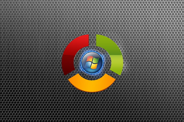 Google Chrome Os Wide, circle, geometric shape, close-up, indoors, HD wallpaper