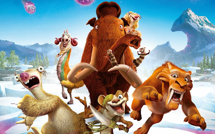 Ice Age, Ice Age: Collision Course, Brooke (Ice Age), Buck (Ice Age), HD wallpaper