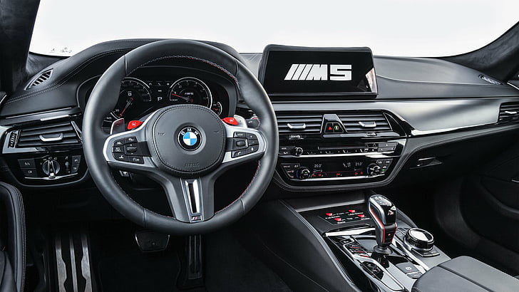 BMW, BMW M5, BMW M5 MotoGP Safety Car, Interior, HD wallpaper