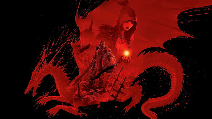 video games, Dragon Age, Dragon Age: Origins, Morrigan (character), HD wallpaper