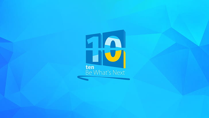 Windows 10 logo, creative background HD wallpaper