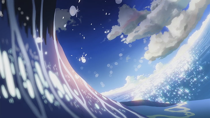 Anime Waves HD wallpaper