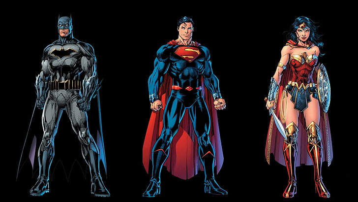 Hd Wallpaper Batman Superman And Wonder Woman Wallpaper Dc Comics Rebirth Wallpaper Flare Check out this fantastic collection of dc rebirth wallpapers, with 31 dc rebirth background images for your desktop, phone or tablet. hd wallpaper batman superman and