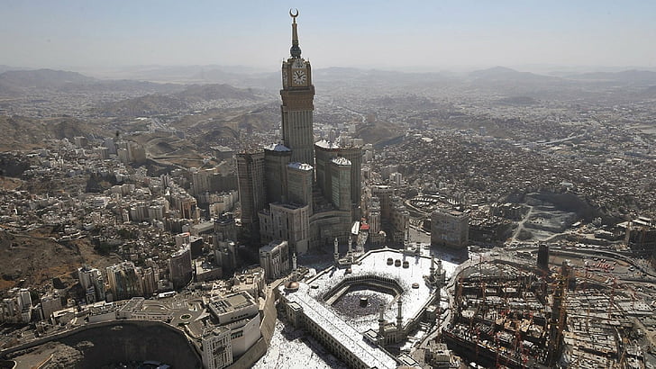 Man Made, Mecca Clock Tower, architecture, built structure