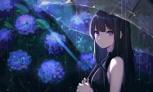 Aesthetic Anime Gifs Laptop Rain gaming anime girl aesthetic HD wallpaper   Pxfuel