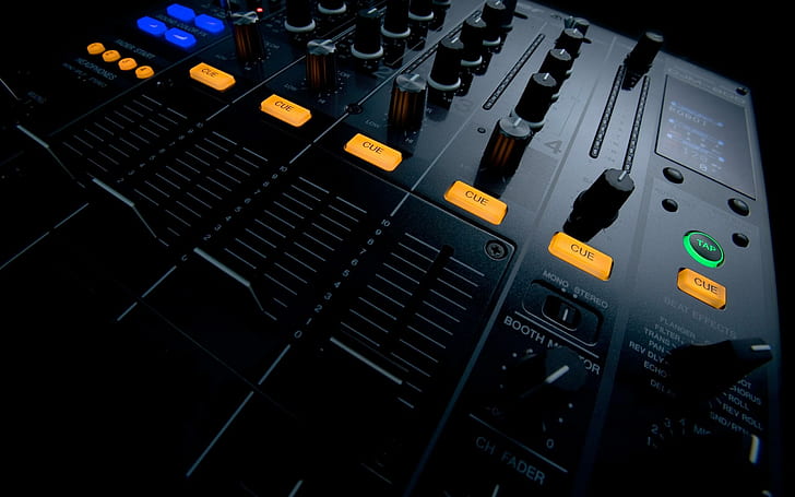 Audio Mixer, black audio mixer, music, 2560x1600, sound, HD wallpaper