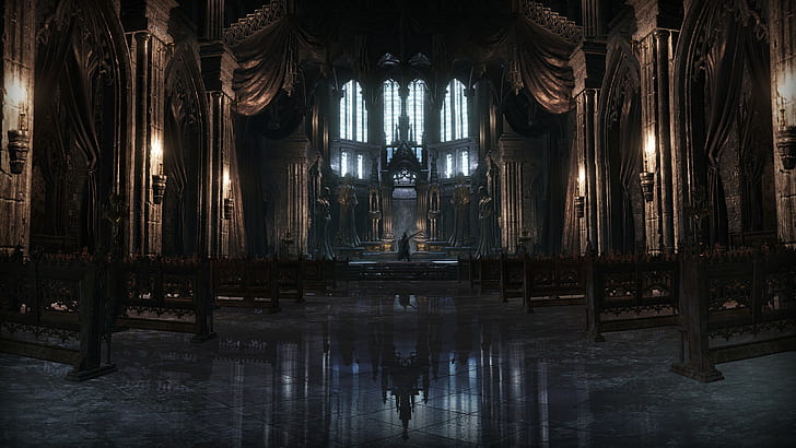Cathedral, Dark Souls III, Pontiff Sulyvahn, video games, HD wallpaper