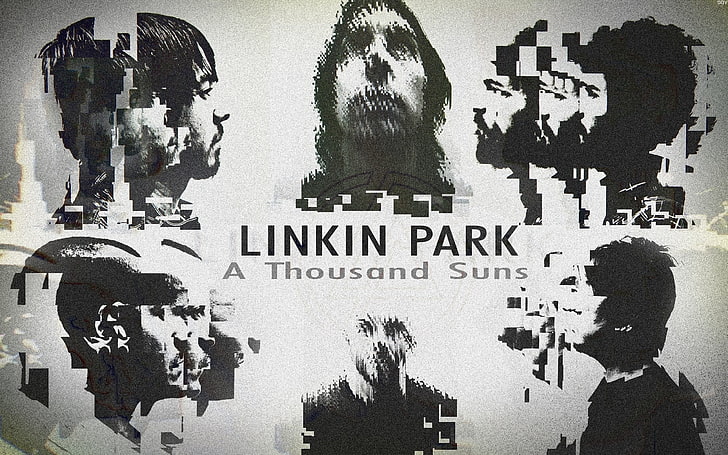 Linkin Park A Thousand Suns poster, name, members, graphics, font