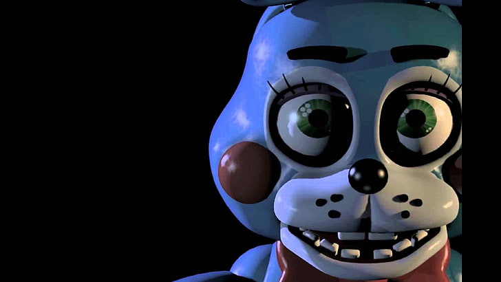 blue Five Night at Freddy character digital wallpaper, Five Nights at Freddy's